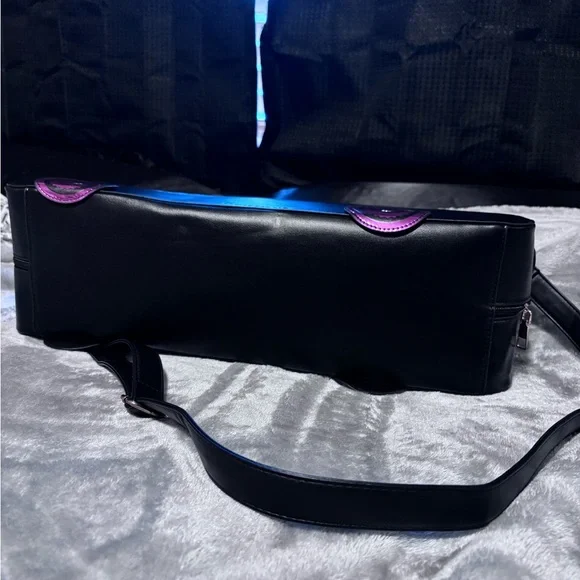 WILD WOLF EXCLUSIVE SPOOKY HEARSE PURSE - PINK AND BLACK - Picture 4 of 5